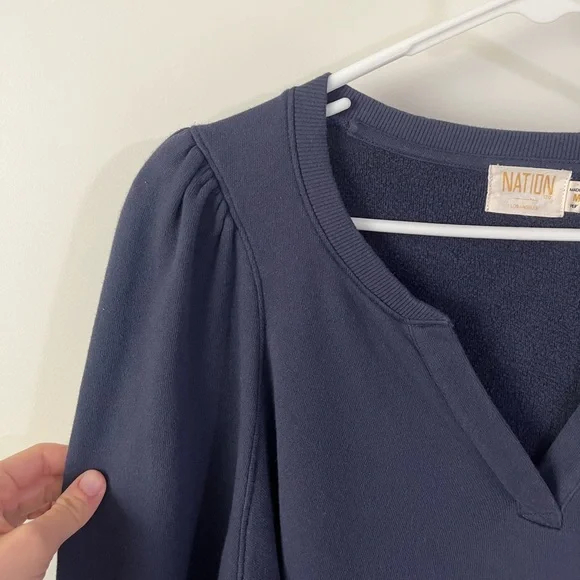 Nation Ltd Asher Cutaway Sweater- Size Medium - Picture 4 of 10